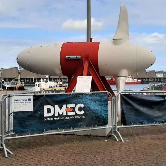 Tidal turbine DMEC Scheveningen The Hague