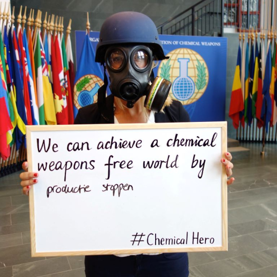 OPCW's #ChemicalHero Campaign Message 40 at 'OPCW's Open Day 2016 