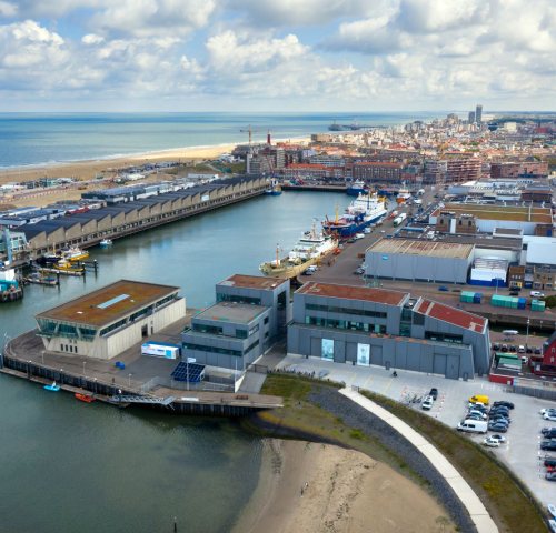 DMEC in the harbour of Scheveningen The Hague