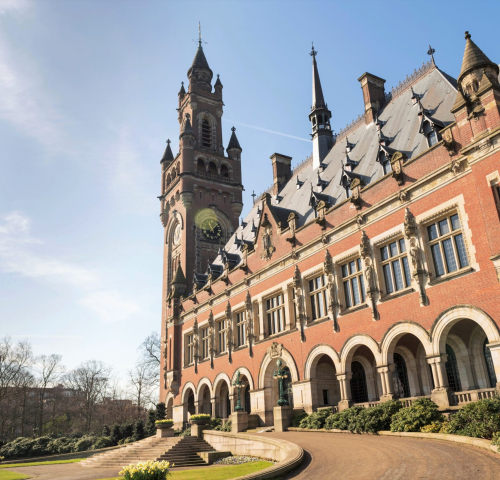 Peace Palace picture credit to Carneige Foundation & Peace Palace