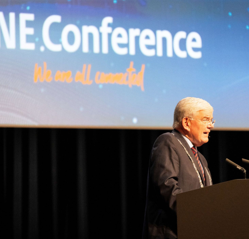 Mayor of The Hague, Jan van Zanen during ONE Conference 2023