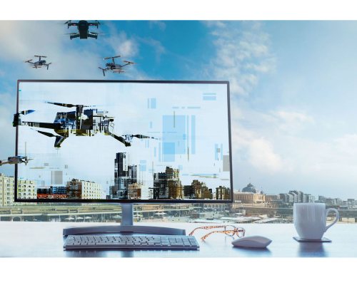 Drone monitoring in Scheveningen