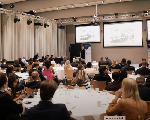 A plenary session during Global Legal Forum