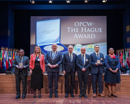 High res 2024 OPCW-The Hague Award recipients announced Prestigious award recognises Algeria’s National Institute of Criminalistics and Criminology and Indian Chemical Council for their significant contributions to OPCW priority areas
