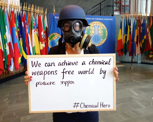 OPCW's #ChemicalHero Campaign Message 40 at 'OPCW's Open Day 2016 