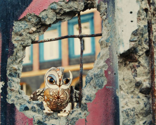 Owl in Wall, PORCELAIN WAR