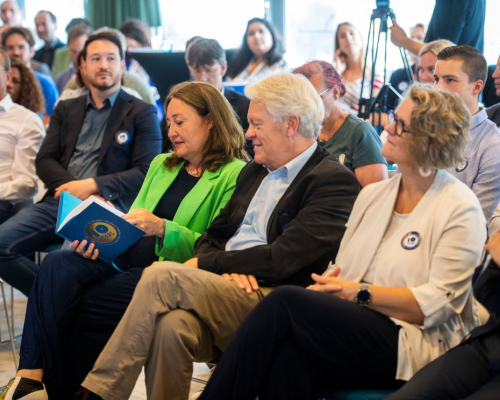 public and ms Bruines during Human Capital Agenda 10 years HSD