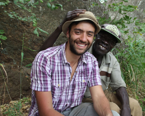 Michele Gentile filming in the DRC Michele Gentile filming in the DRC