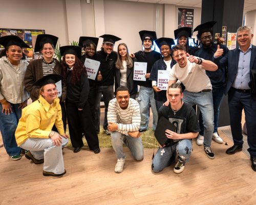 Skill school graduation photo