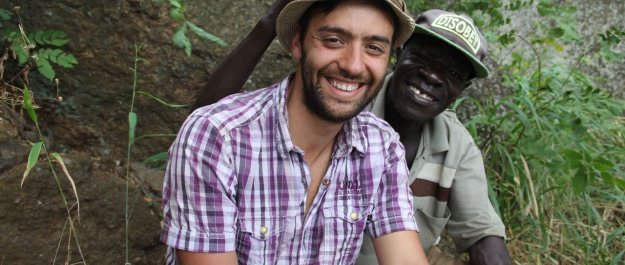 Michele Gentile filming in the DRC Michele Gentile filming in the DRC