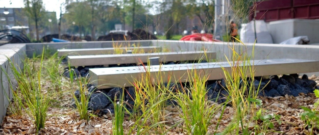 Urban Water Buffer CromvlietPark The Hague, photo credits for Valerie Kuypers Urban Water Buffer CromvlietPark The Hague, photo credits for Valerie Kuypers