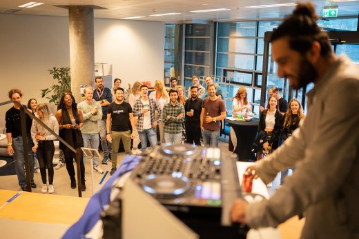 A social event at The Hague Tech