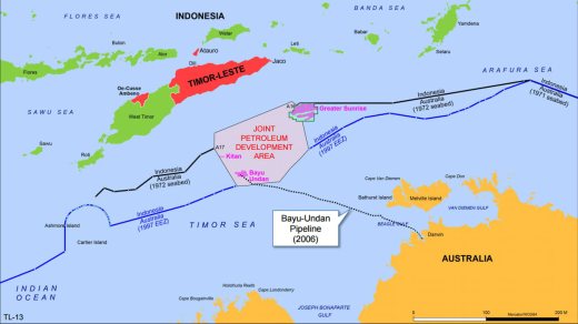 Maritime Border dispute between Timor-Leste and Australia Source PCA Maritime Border dispute between Timor-Leste and Australia Source PCA
