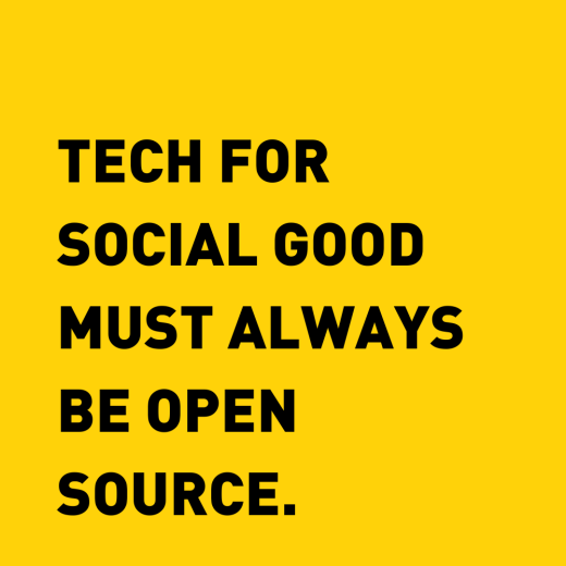 Commit Global value 3: Tech for Social Good must always be open source Commit Global value 3: Tech for Social Good must always be open source