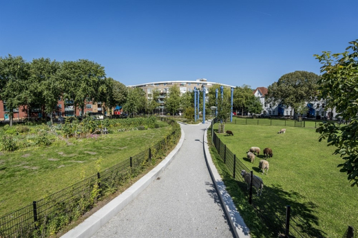 Urban Water Buffer Cromvlietpark Square, photo credits Valerie Kuypers