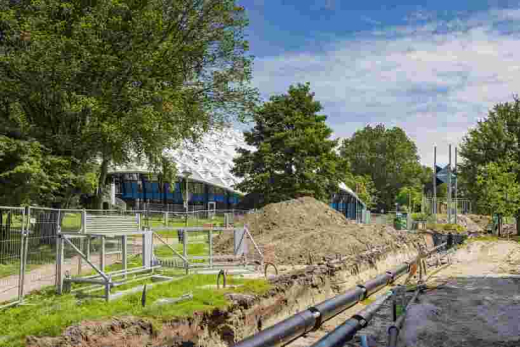 Swimming pool the Blinkerd from the outside including heating system from the sewer. Low res Swimming pool the Blinkerd from the outside including heating system from the sewer. Low res