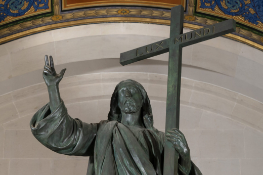Statue of Christ of the Andes, donated by Argentina in 1913 - photo by Margareta Svensson