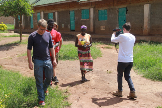 Michele Gentile filming in Africa working together with Michelle Stratton and Ari Gold Michele Gentile filming in Africa working together with Michelle Stratton and Ari Gold