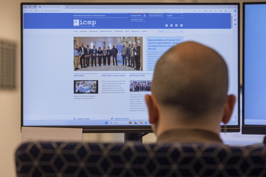 People at search for missing people at ICMP